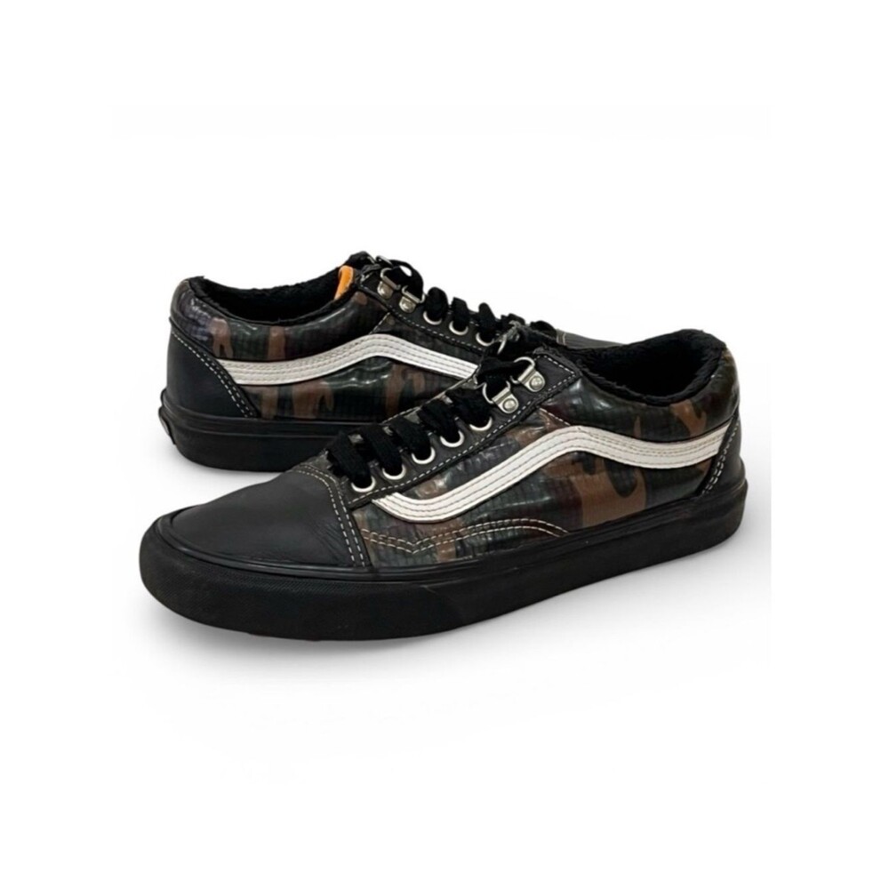 Vans Black Camouflage Old Skool MTE All-Weather Skate Shoes Size 9